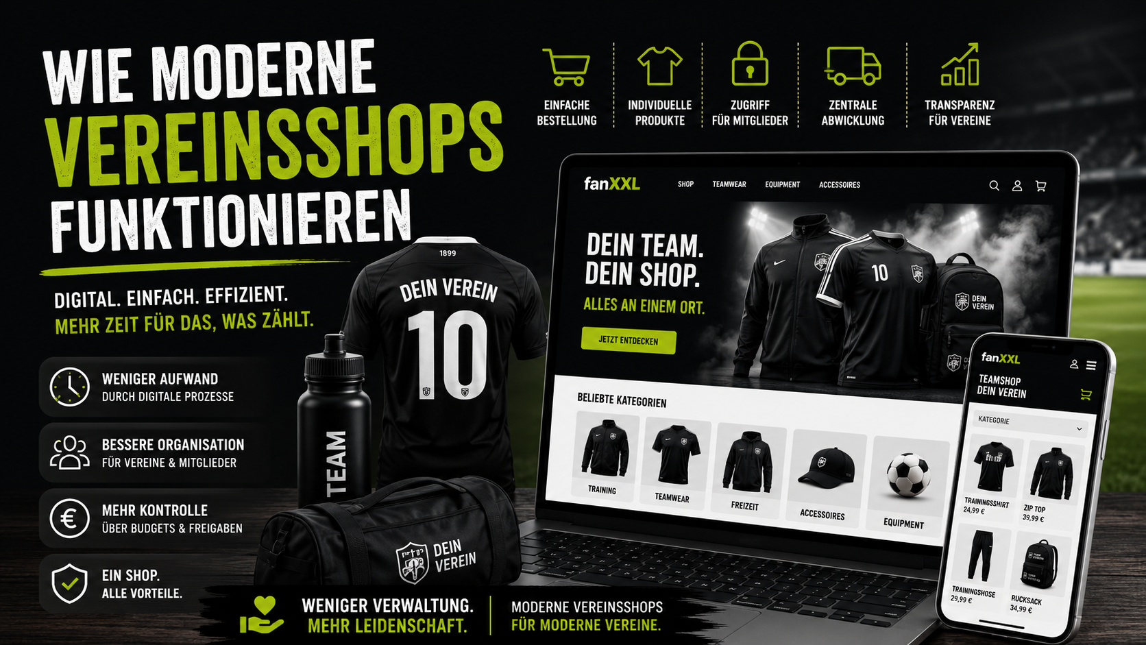 Wie moderne Vereinsshops funktionieren