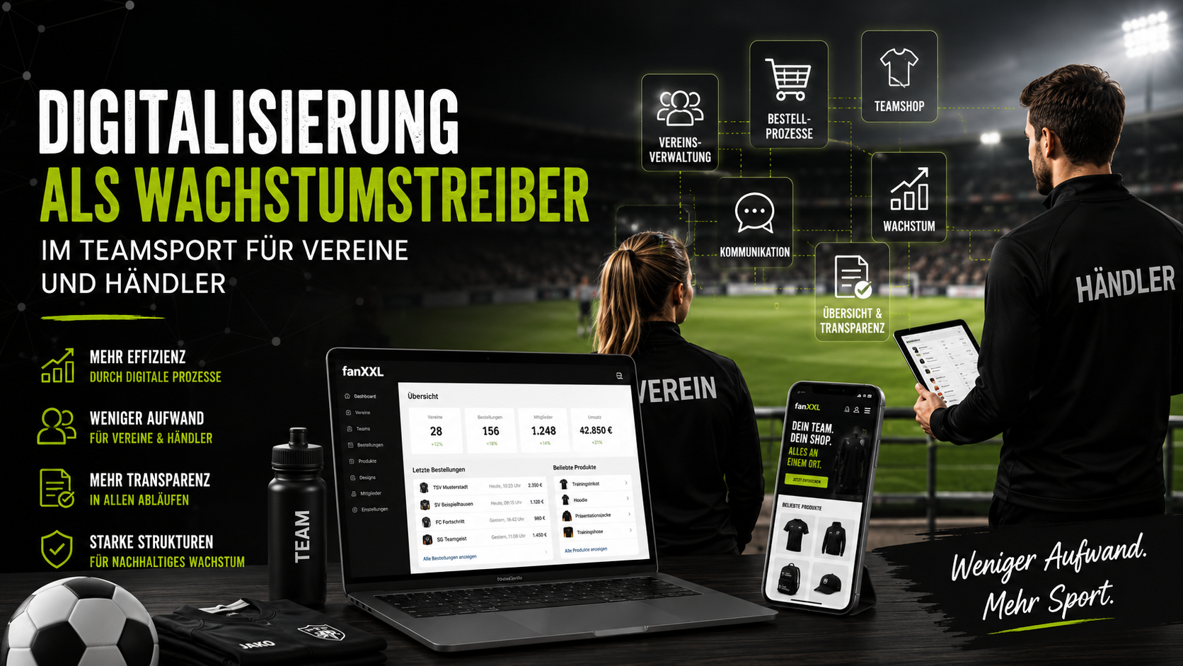 Digitalisierung als Wachstumstreiber im Teamsport – Chancen für Vereine und Händler